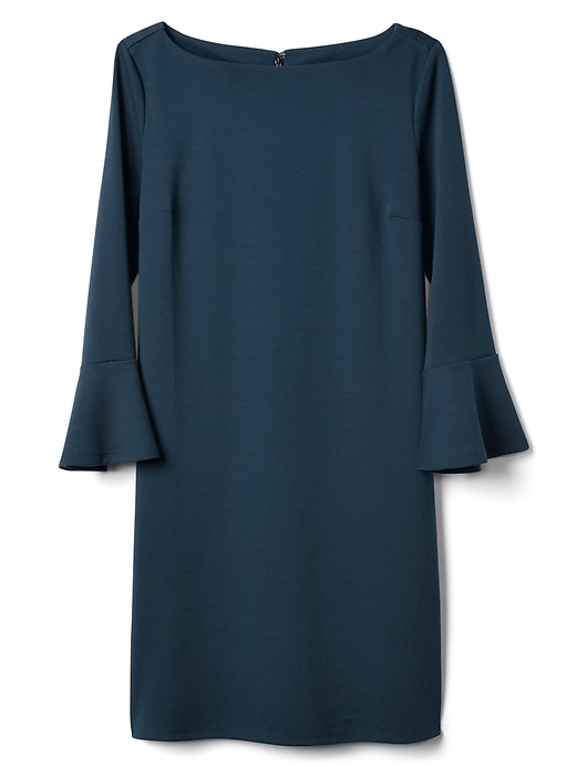 Image number 6 showing, Ponte bell sleeve shift dress