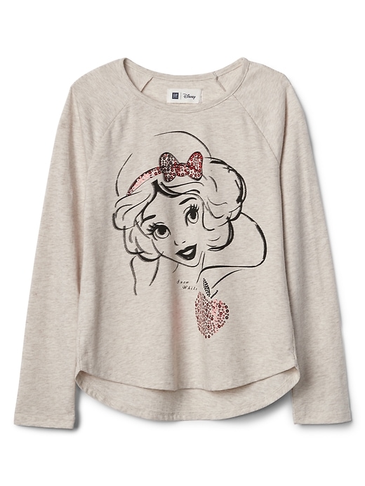 Gap Girls Gapkids   Disney Embellished Graphic Tee Oatmeal Size XS