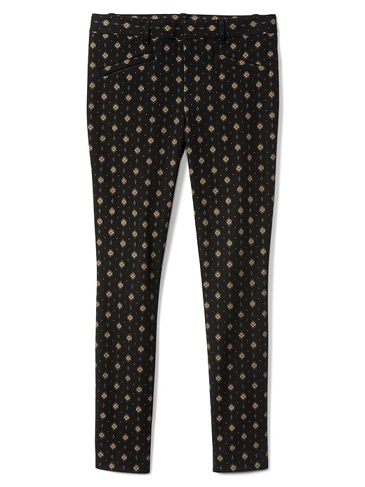 Image number 6 showing, Gold print skinny ankle pants