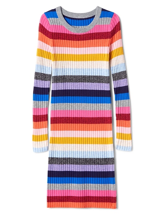Image number 6 showing, Crazy stripe wool blend dress
