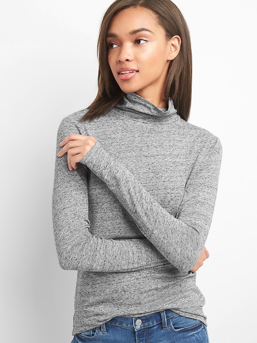 View large product image 1 of 1. Featherweight turtleneck