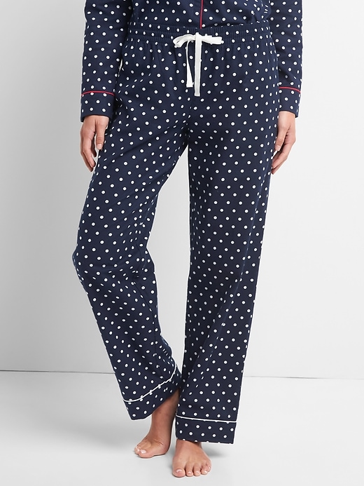 View large product image 1 of 1. Print flannel sleep pants