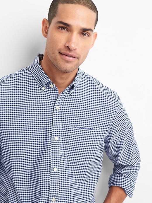 Image number 5 showing, Lived-In Stretch Oxford Shirt