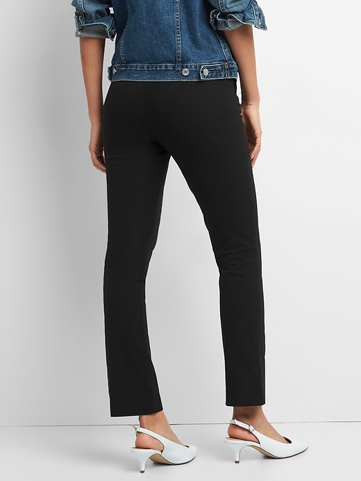 Image number 2 showing, High Rise Crop Kick Pants with Bi-Stretch