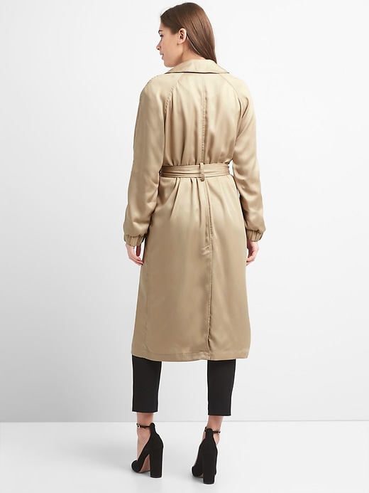 Image number 2 showing, TENCEL&#153 Drapey Trench Coat