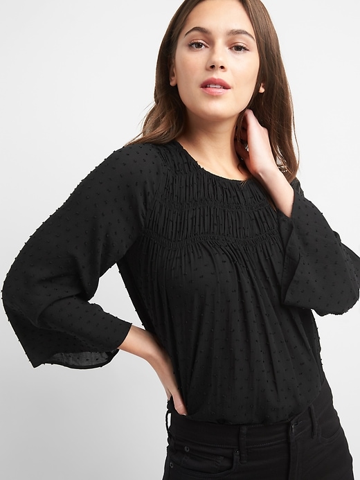 Tesco Dotted Swiss Smock Top gap sleeve smock top in swiss dot compare club Tesco Dotted Swiss Smock Top gap sleeve smock top in swiss dot compare club