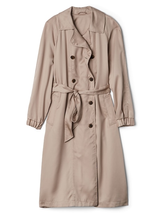 Image number 6 showing, TENCEL&#153 Drapey Trench Coat