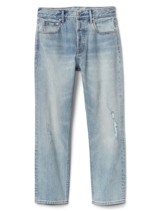 Image number 6 showing, Cone Denim&#174 High Rise Crop Straight Jeans