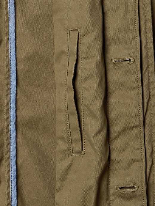 Image number 7 showing, Casual Mac Jacket in Twill
