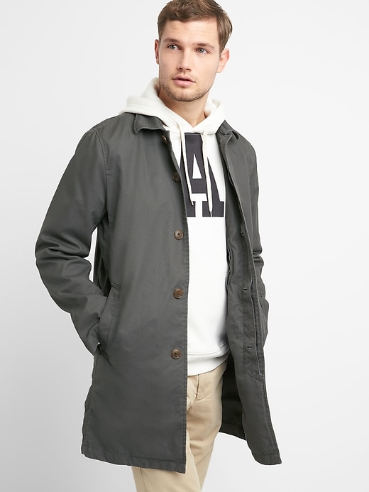 Image number 8 showing, Casual Mac Jacket in Twill