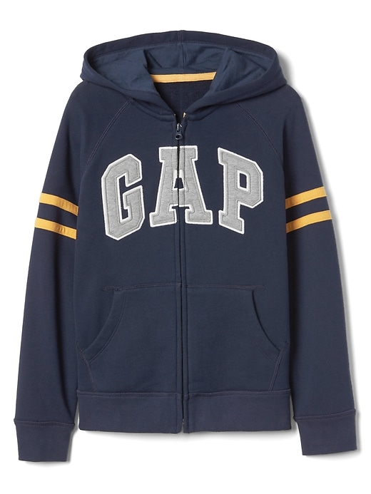 Image number 1 showing, Logo raglan zip hoodie