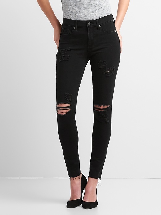 Image number 1 showing, Washwell Mid Rise True Skinny Ankle Jeans in 360 Stretch
