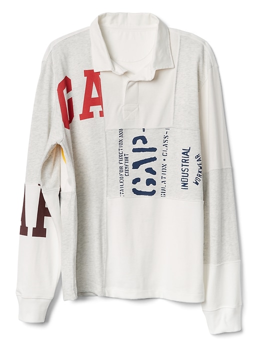 Image number 1 showing, Logo Remix Long Sleeve Rugby Shirt