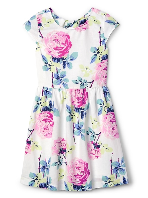 Image number 1 showing, Floral Twist-Back Dress