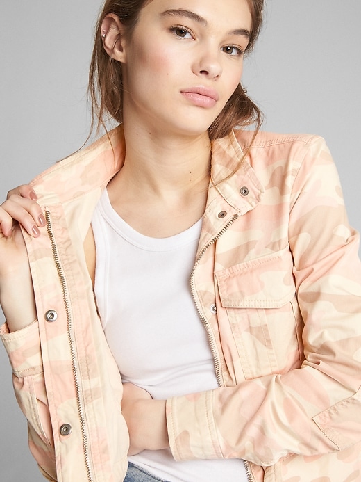 Image number 1 showing, Belted Utility Jacket