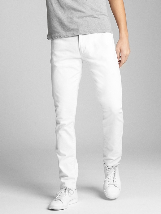 Image number 1 showing, EverWhite Jeans in Skinny Fit with GapFlex