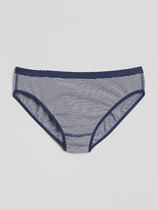 Image number 3 showing, Stretch Cotton High Leg Brief