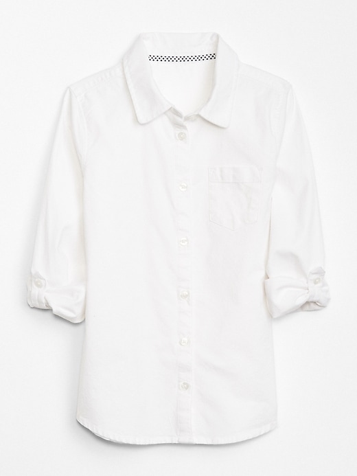Image number 4 showing, Kids Uniform Oxford Convertible Shirt