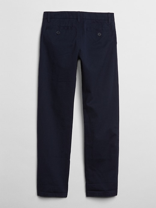 Image number 3 showing, Kids Uniform Stain-Resistant Chinos in Stretch
