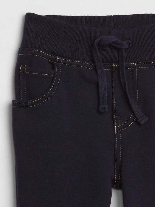 Image number 3 showing, Baby Denim Joggers In Supersoft
