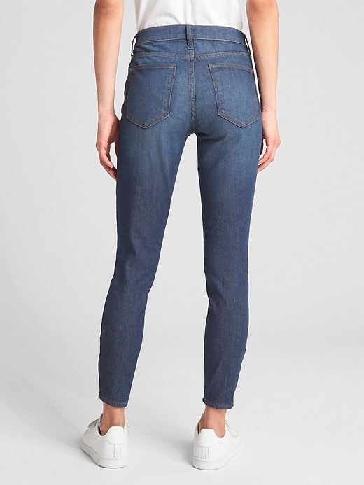 Image number 2 showing, Wearlight Mid Rise True Skinny Ankle Jeans