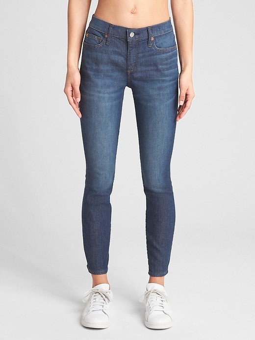 Image number 5 showing, Wearlight Mid Rise True Skinny Ankle Jeans