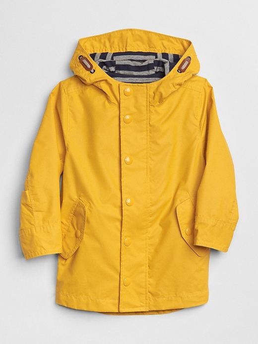 Image number 1 showing, Jersey-lined raincoat