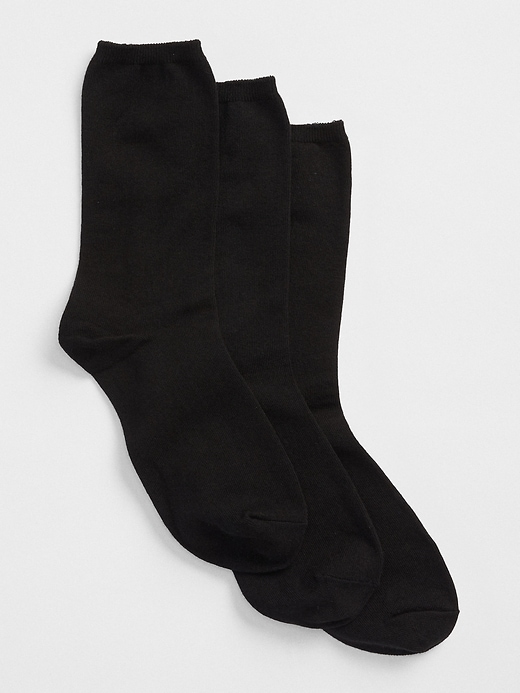 View large product image 1 of 1. Basic Crew Socks (3-pack)