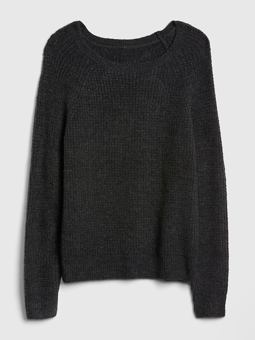 Image number 2 showing, Waffle Stitch Pullover Sweater