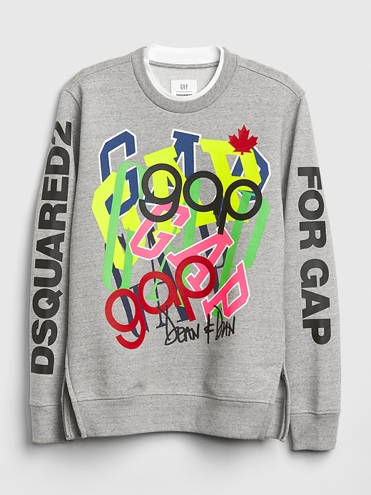 Image number 6 showing, Gap + GQ d*squared Crewneck Pullover Sweatshirt