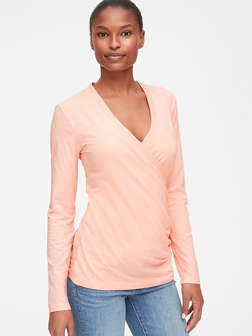 Image number 7 showing, Maternity Crossover Nursing Top