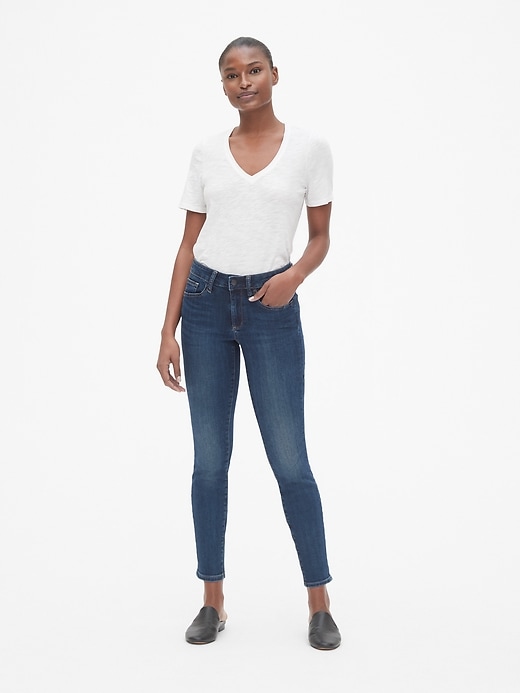 Image number 3 showing, Mid Rise Curvy True Skinny Jeans