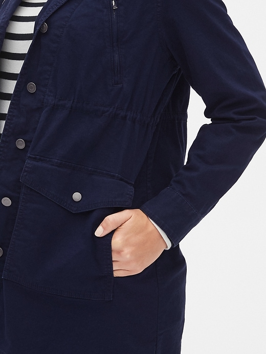 Image number 4 showing, Maternity Military Jacket