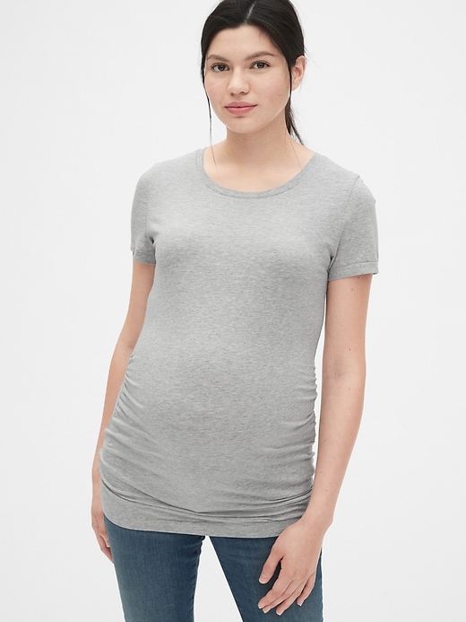 Image number 1 showing, Maternity Pure Body Crewneck T-Shirt