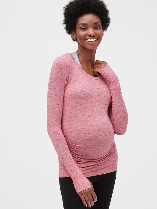 Image number 9 showing, Maternity GapFit Breathe T-Shirt