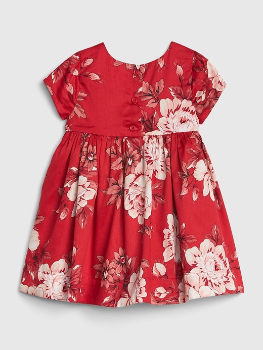 Image number 2 showing, Baby Floral Empire-Waist Dress