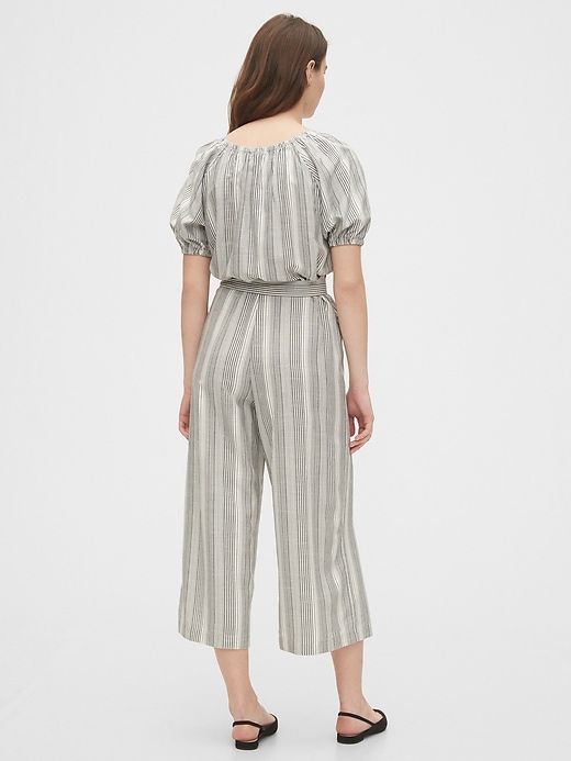 Image number 2 showing, Puff-Sleeve Jumpsuit