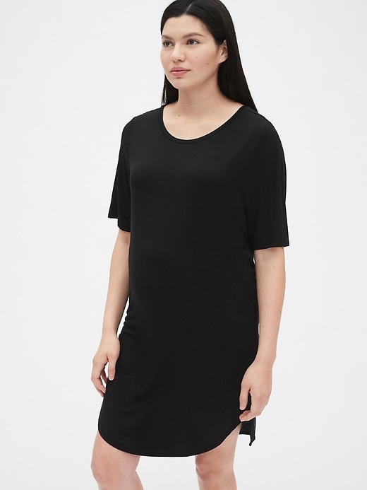 Image number 1 showing, Maternity Sleep T-Shirt in Modal