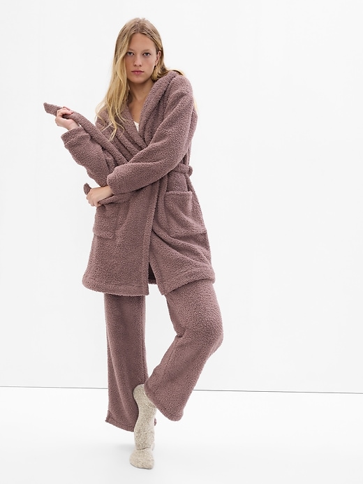 View large product image 1 of 1. Cozy Sherpa Robe