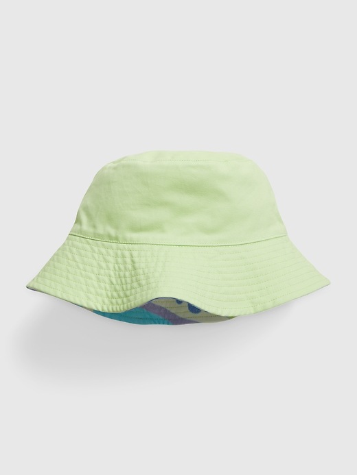 Image number 2 showing, Kids 100% Organic Cotton Reversible Bucket Hat