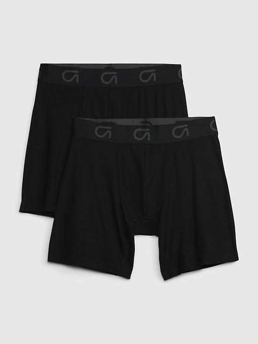 View large product image 1 of 1. GapFit 5" Boxer Briefs (2-Pack)