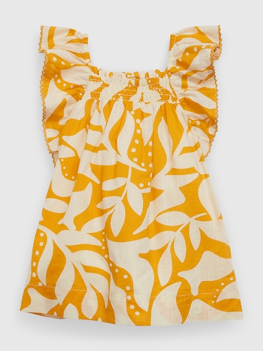 Image number 2 showing, Baby Tropical Flutter Sleeve Dress