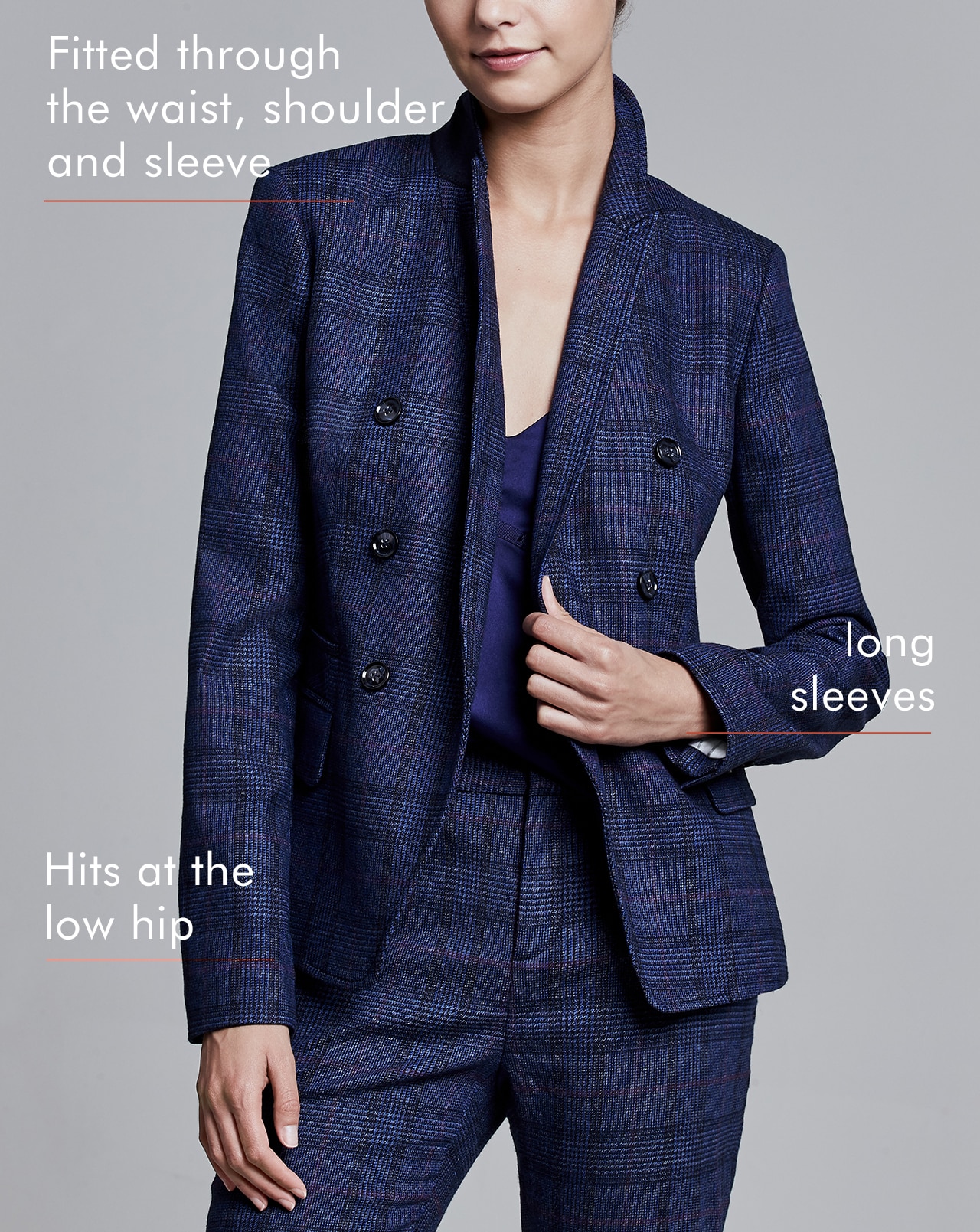 women's double breasted blazer