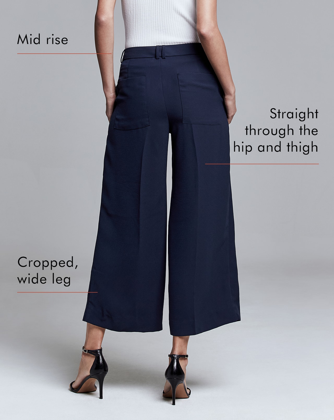black fit pant side