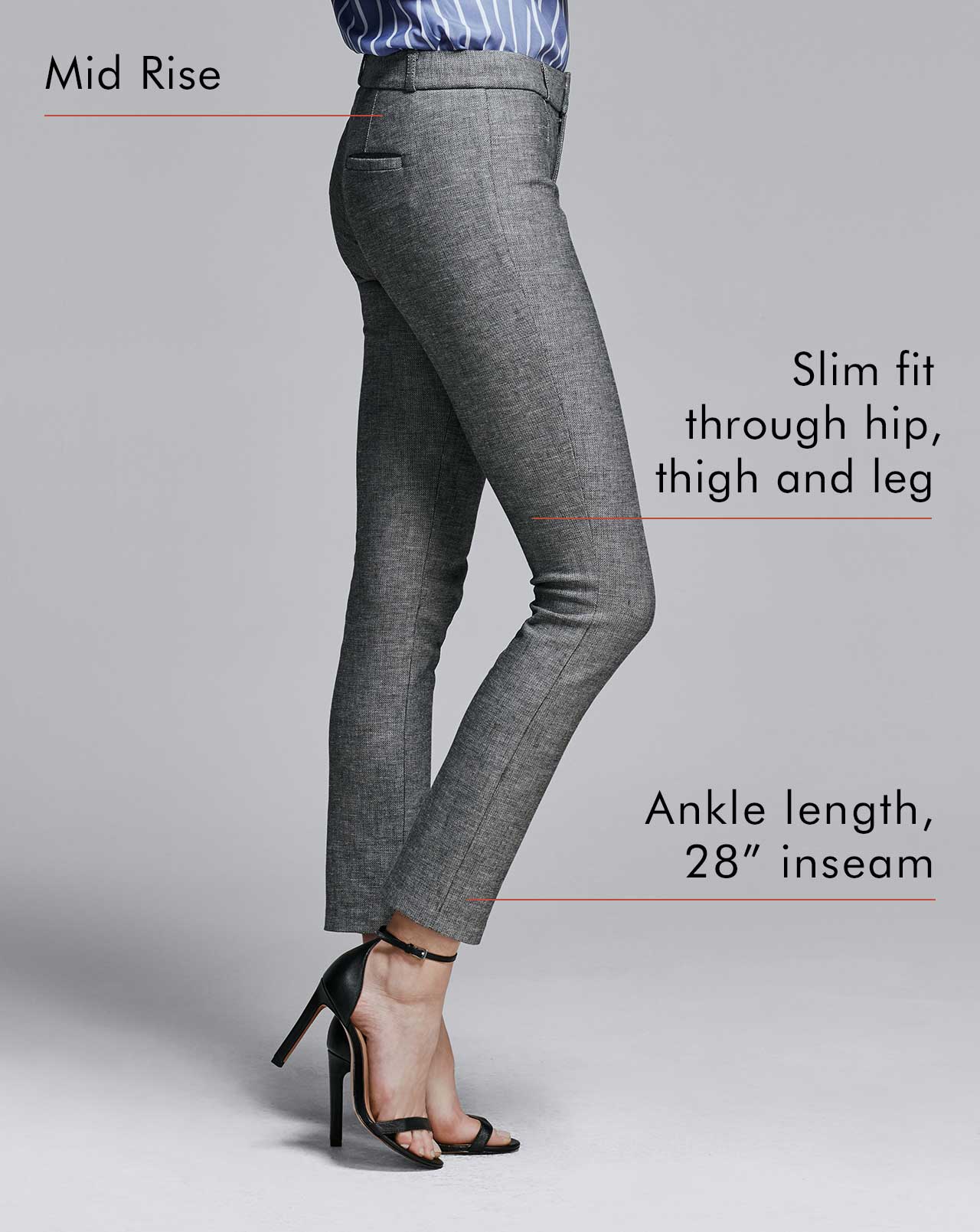 sloan fit pant back