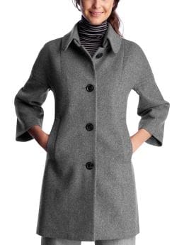 Women: Parisian coat - dark charcoal