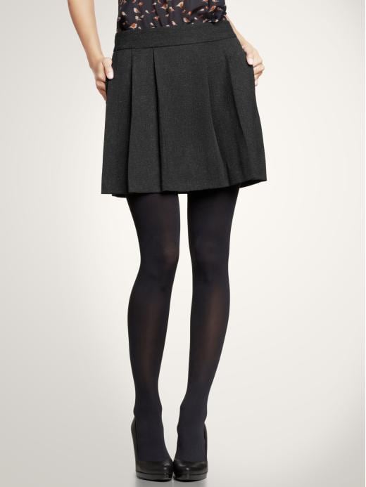 Gap Tweed Pleated Skirt