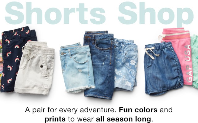 Kids Clothing: Girls Clothing: shorts | Gap