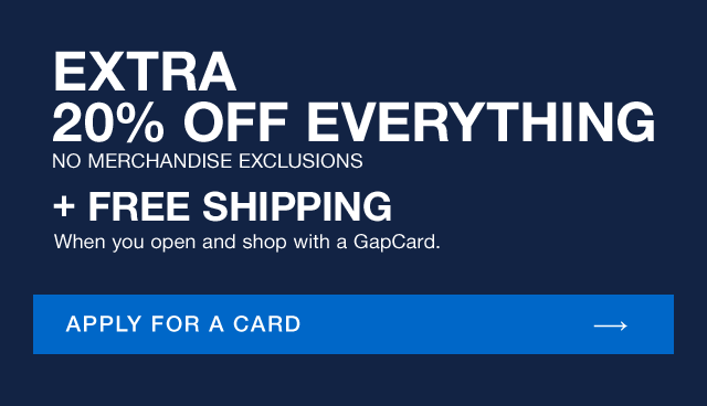 gap card shipping code