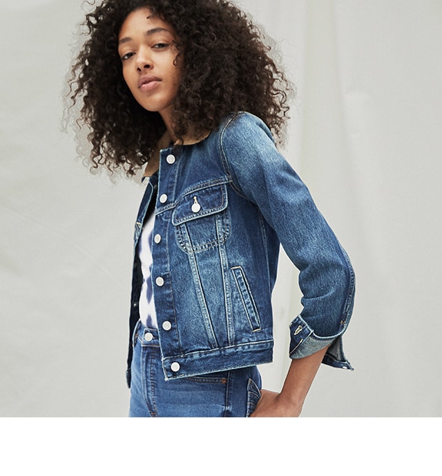 gap petite denim jacket